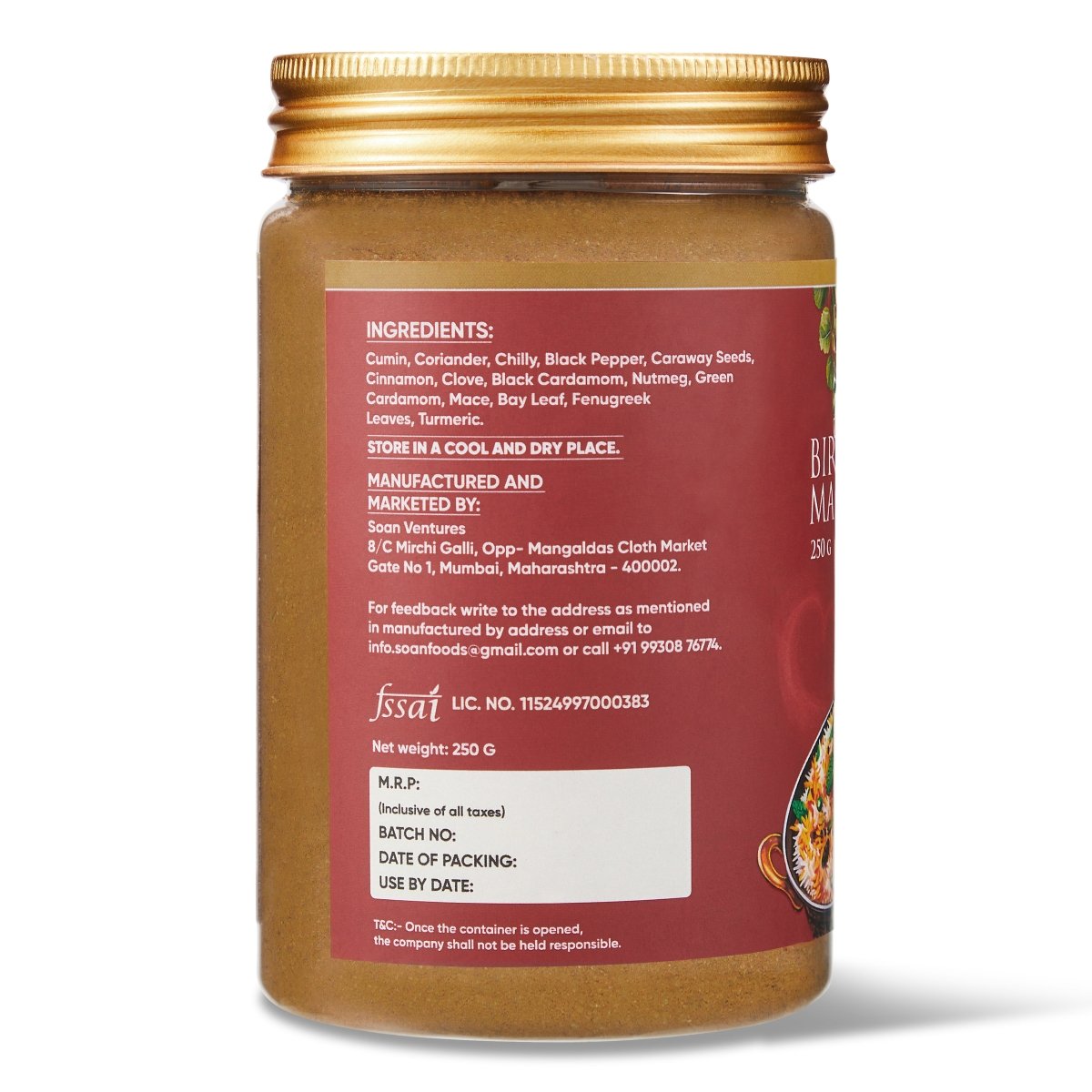 Biryani Masala - Soan