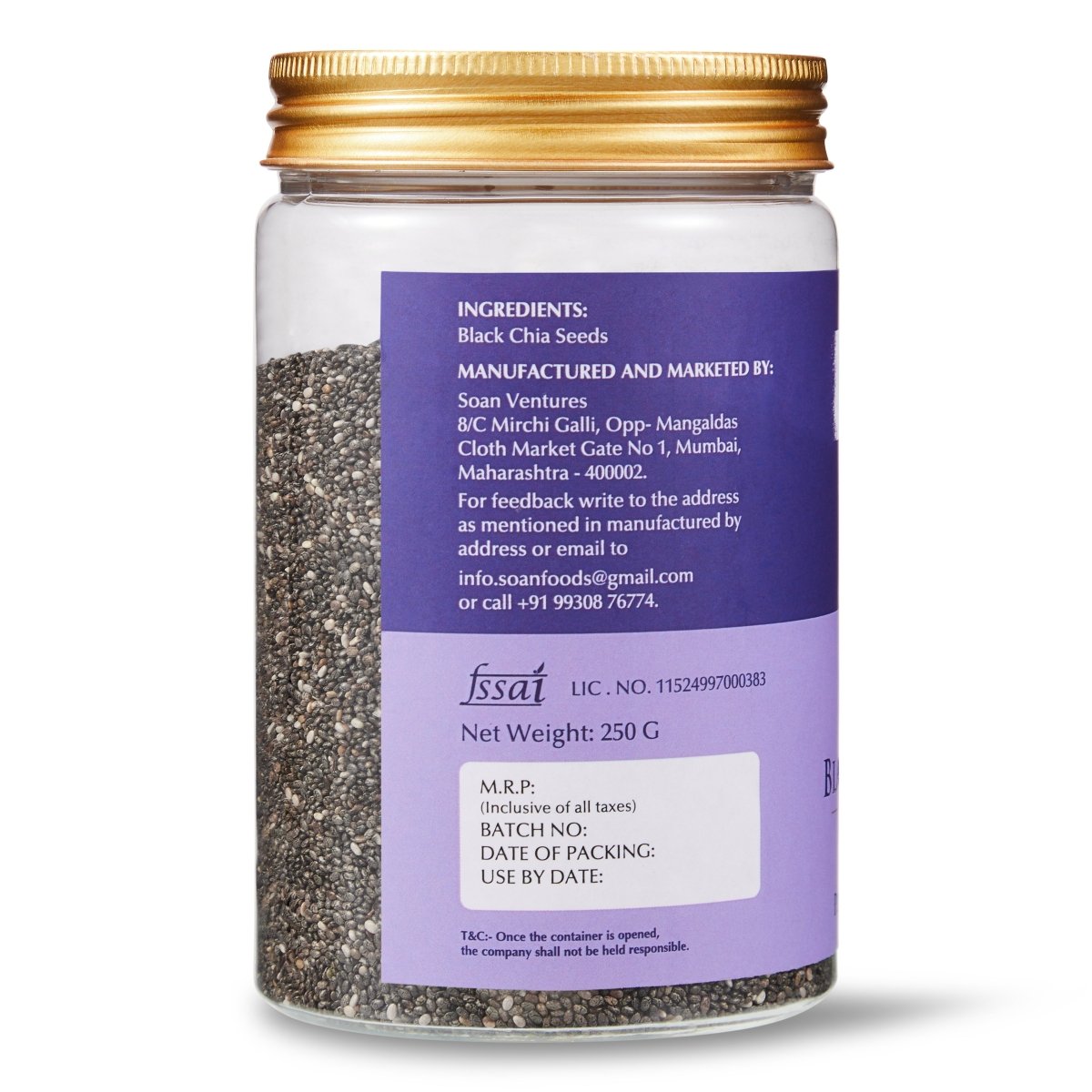 Black Chia Seeds - Soan