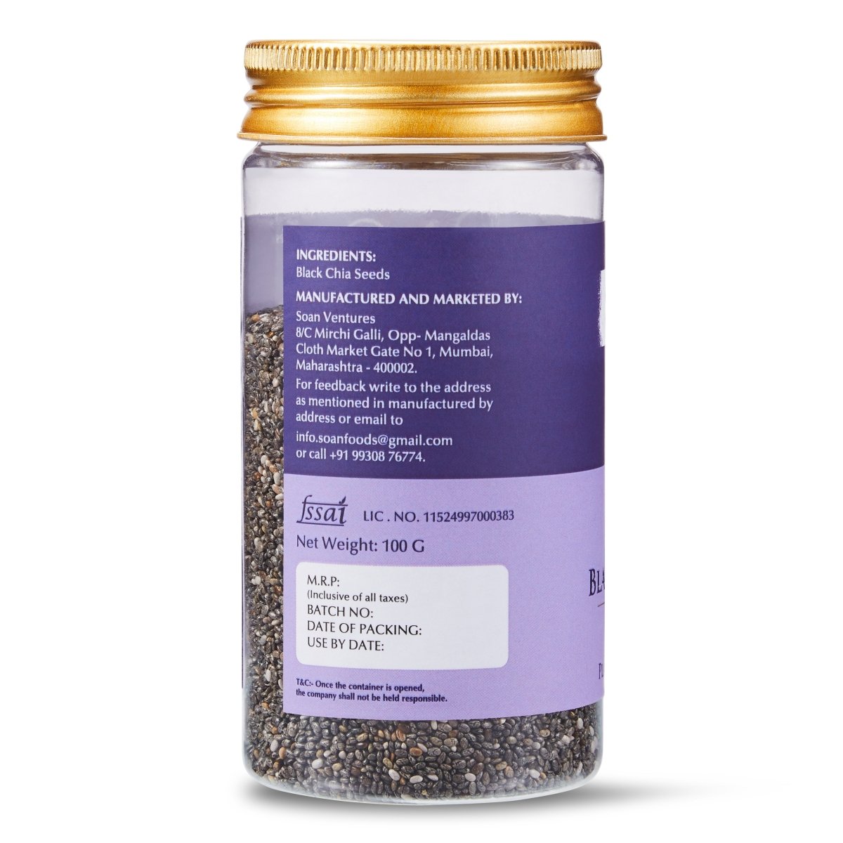 Black Chia Seeds - Soan