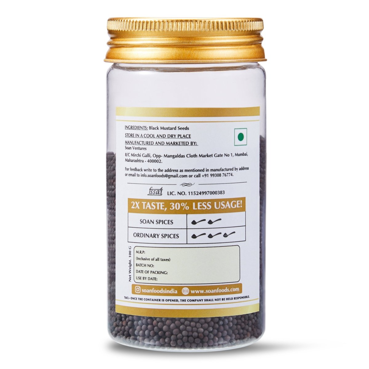 Black Mustard Seeds / Rai - Soan