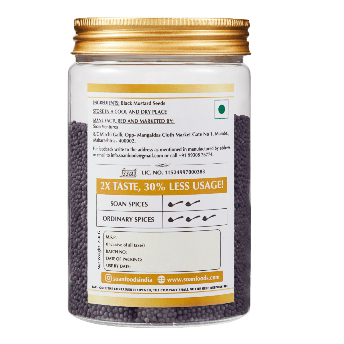 Black Mustard Seeds / Rai - Soan