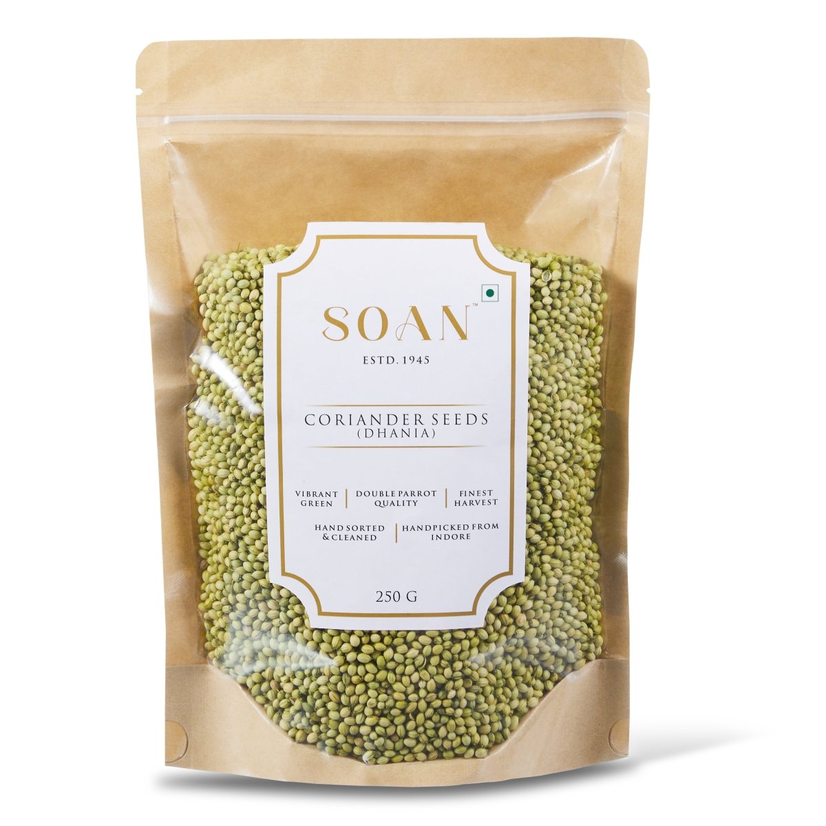 Double Parrot Coriander Seeds / Dhania - Soan