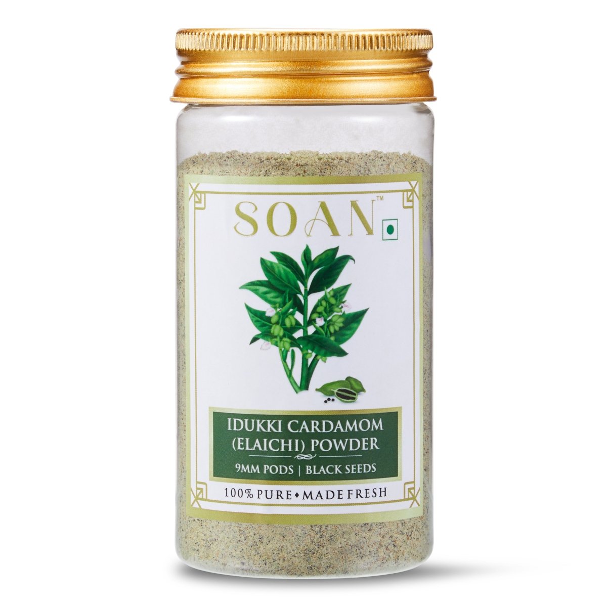 Idukki Elaichi/Green Cardamom Powder - Soan