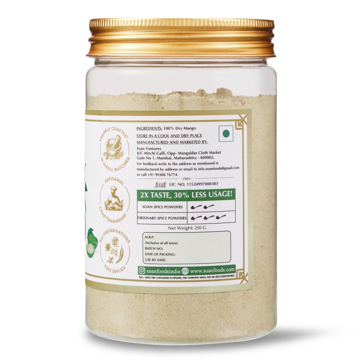 Nizami Amchur / Dry Mango Powder - Soan