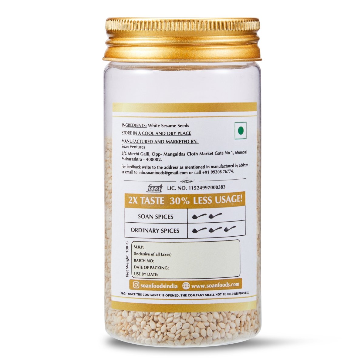 White Sesame Seeds - Soan