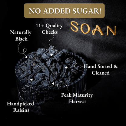 Afghan Black Raisins - Soan