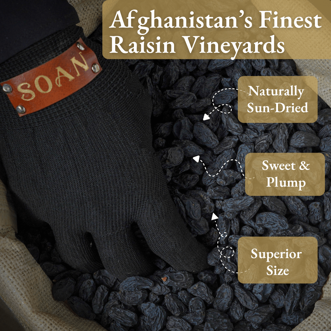 Afghan Black Raisins - Soan