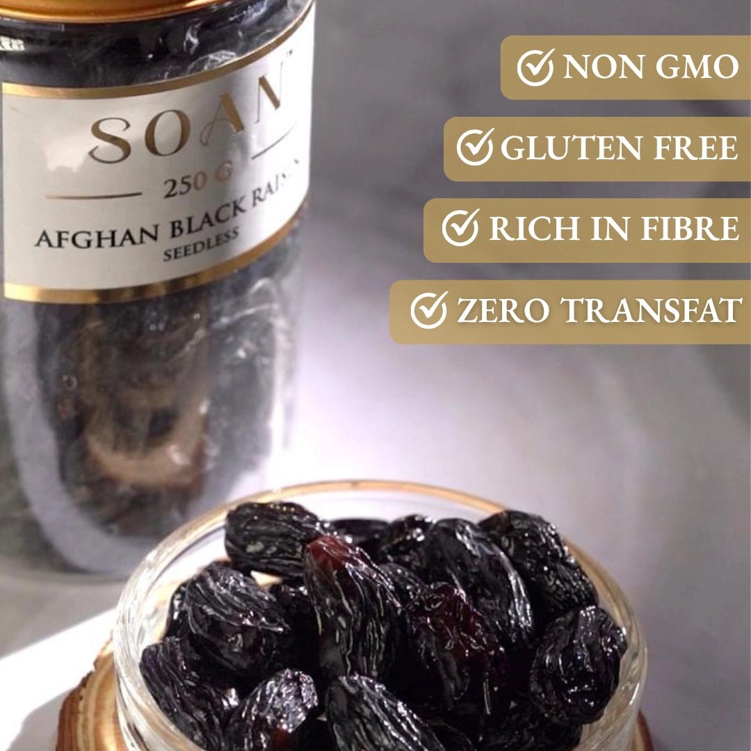Afghan Black Raisins [Seedless] - Soan