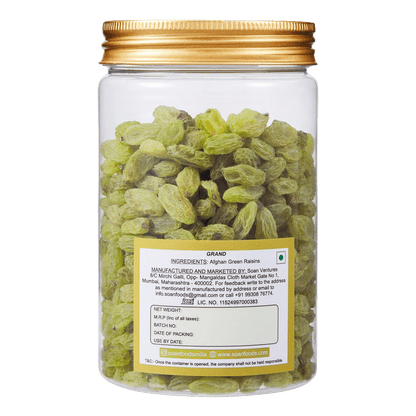 Afghan Green Raisins [Grand] - Soan