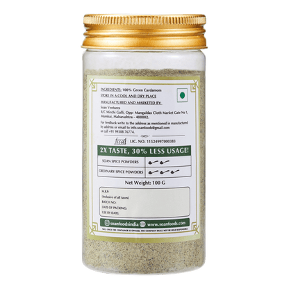 Idukki Elaichi/Green Cardamom Powder - Soan