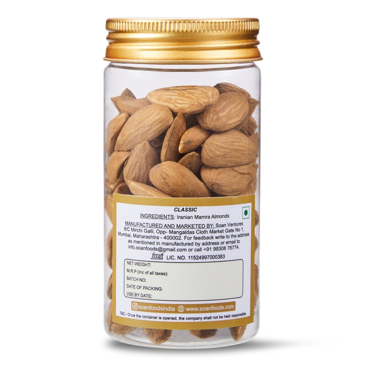 Iranian Mamra Almonds [Classic] - Soan