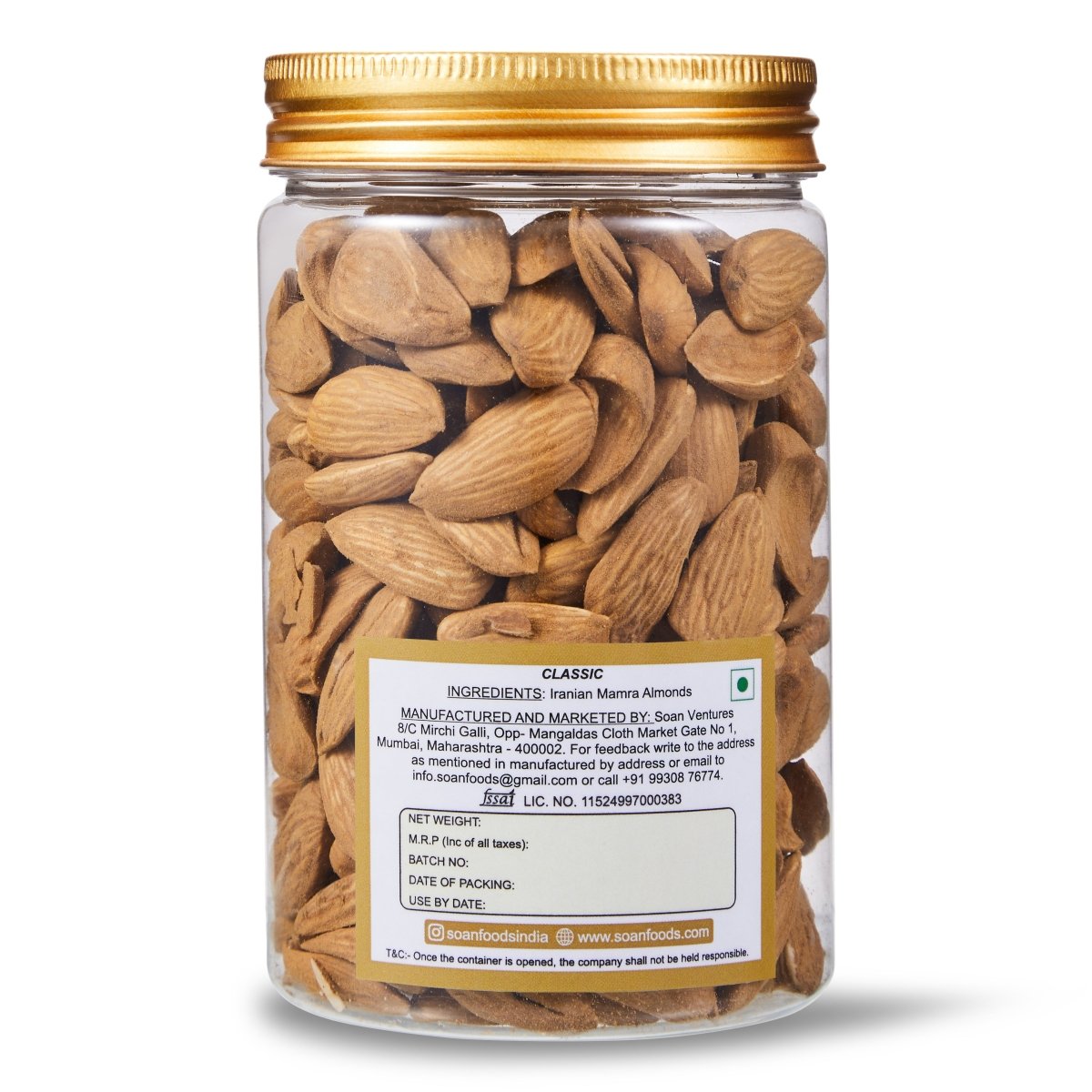 Iranian Mamra Almonds [Classic] - Soan