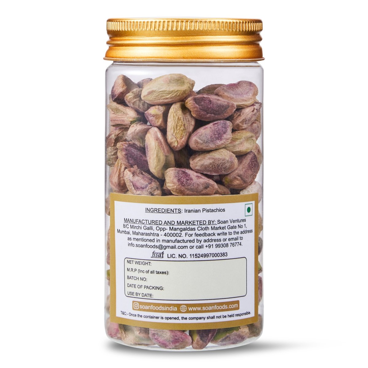Iranian Pistachios [Plain] - Soan