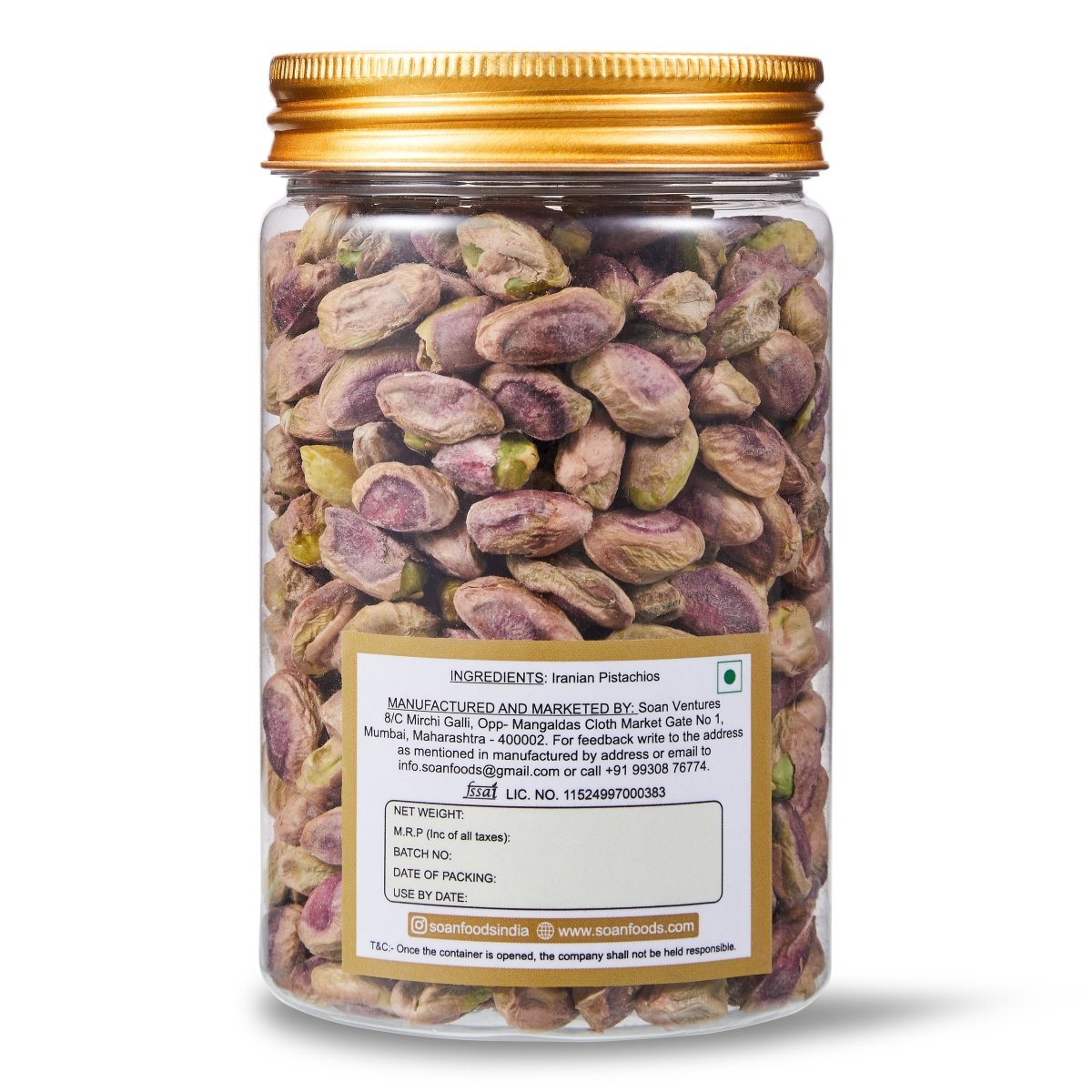 Iranian Pistachios [Plain] - Soan