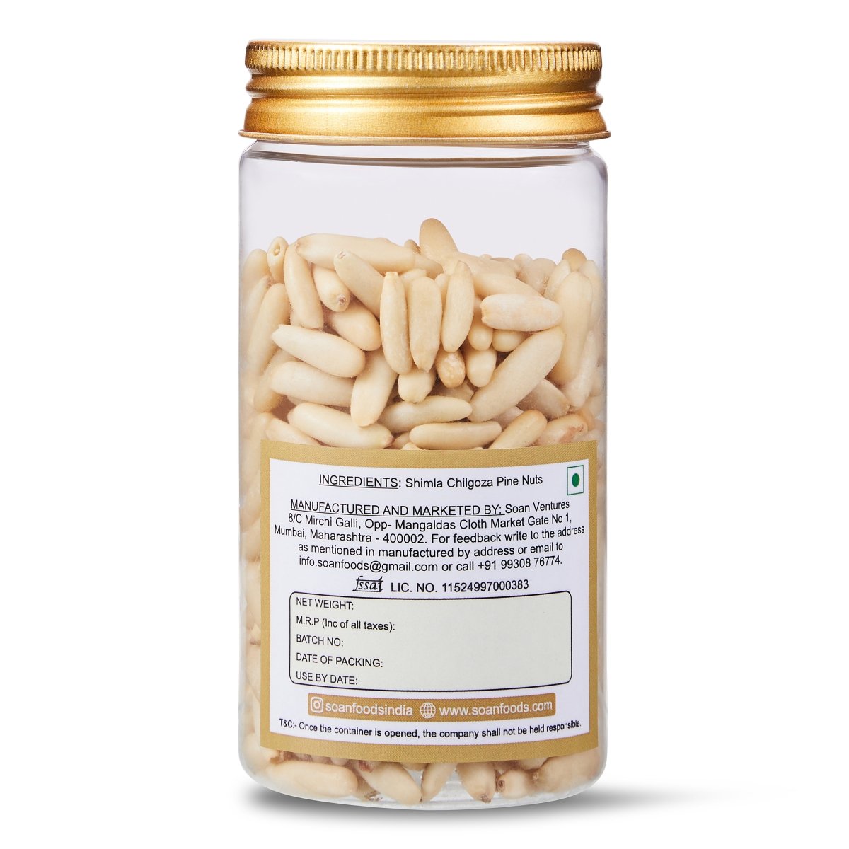 Shimla Chilgoza Pine Nuts - Soan
