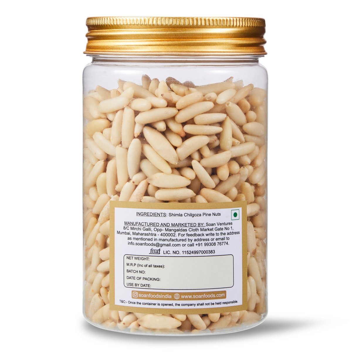 Shimla Chilgoza Pine Nuts - Soan